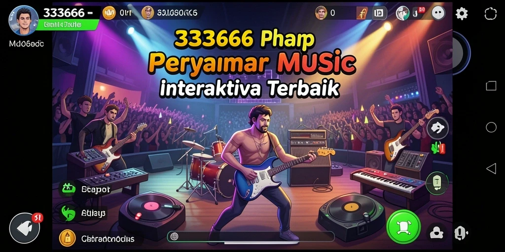 Tampilan menarik dari gameplay musik 333666 yang mengasyikkan.