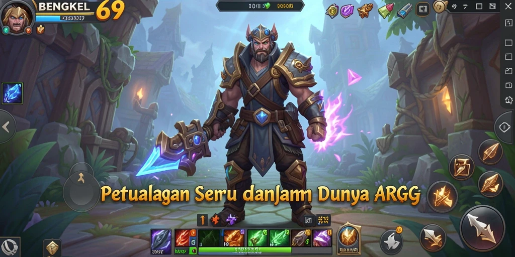 Screenshot BENGKEL69 menampilkan aksi pertarungan yang mendebarkan.