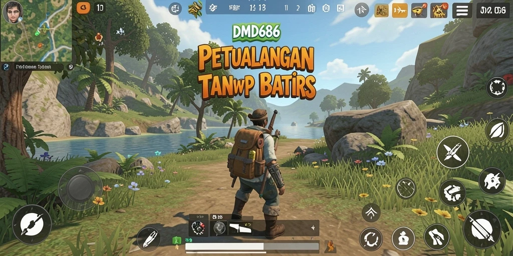 Tangkapan layar mendebarkan dari dunia terbuka DMD686 yang mengagumkan.