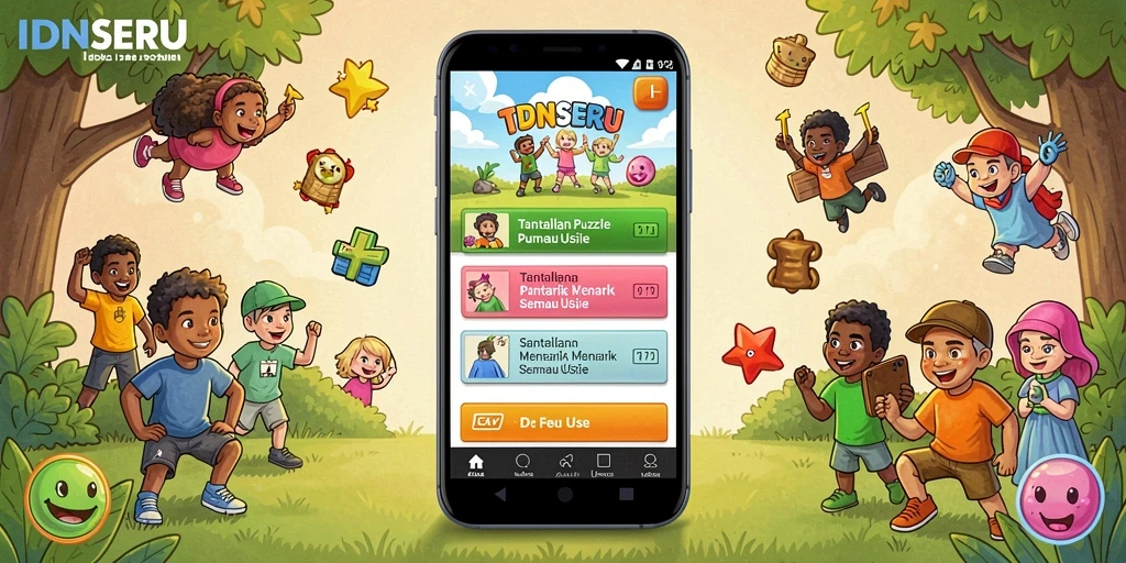Gameplay seru dan menantang di IDNSERU.