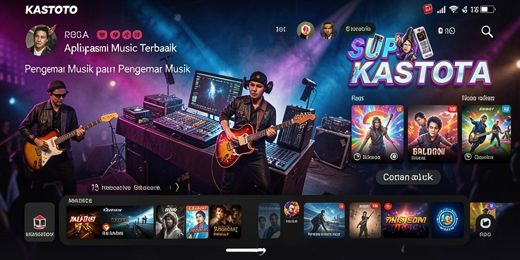 Tampilan gameplay KASTOTO yang interaktif dan penuh warna.