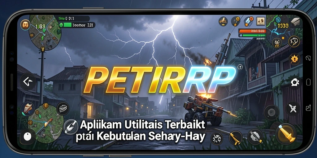 Tampilan antarmuka pengguna PETIRRP yang intuitif dan menarik.
