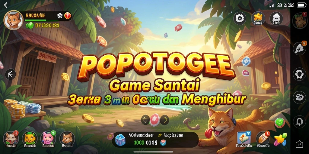 Screenshot utama dari gameplay POPOTOGEL yang seru.