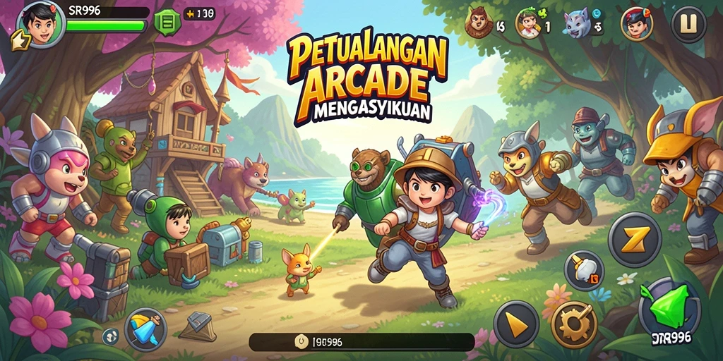 Gameplay seru dari SR996 yang penuh tantangan dan aksi.