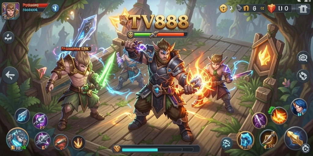 Tampilan menarik dari gameplay RPG TV888 dengan petualangan yang mengasyikkan.